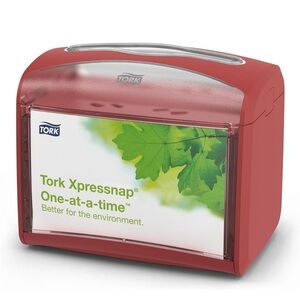 Tork Red Napkin Dispenser